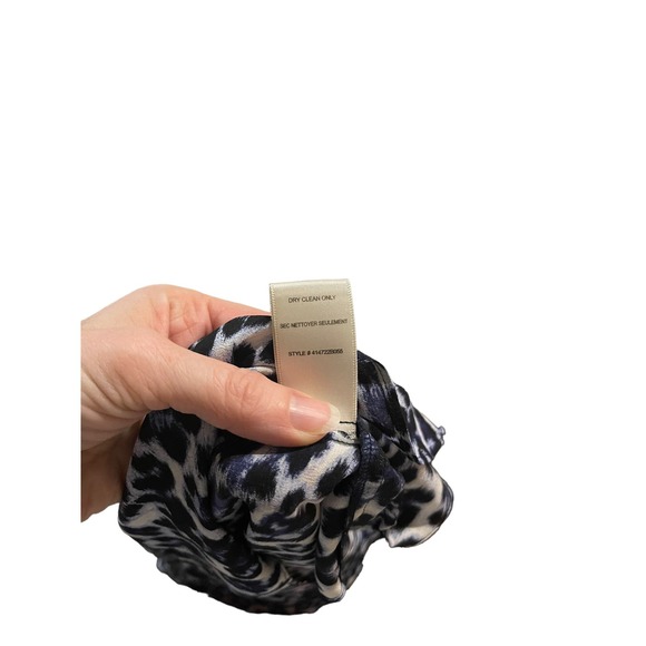 Rebecca Taylor 100% silk short sleeve leopard print shirt - Picture 7 of 9